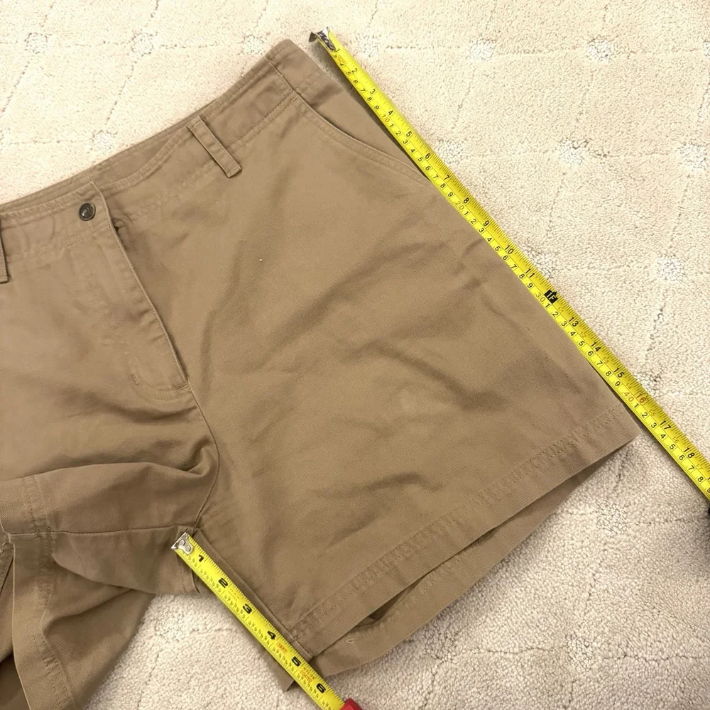 Lauren Ralph Lauren Cargo Hiking Shorts Women's Size 12 Khaki Tan Cotton
